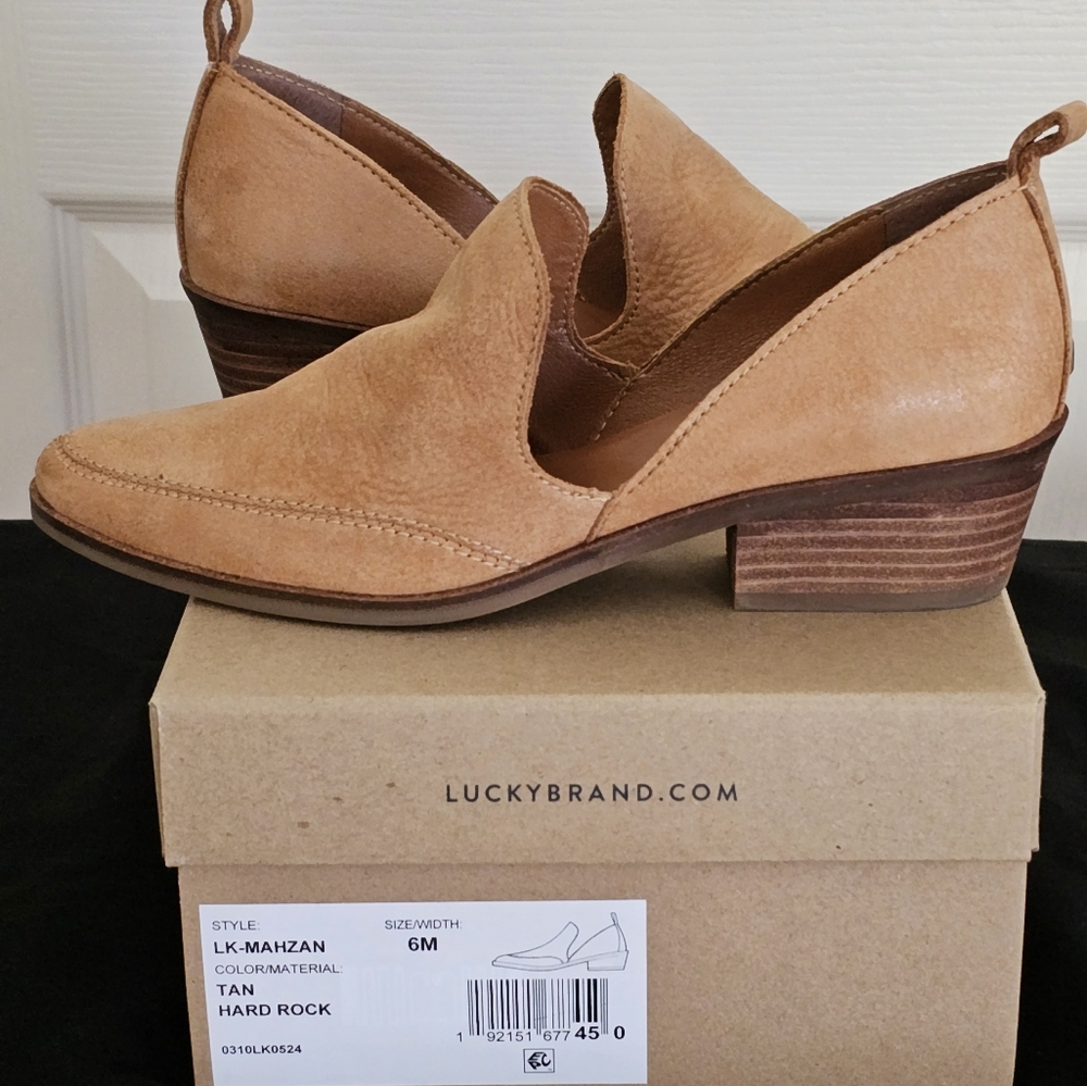 Tan Lucky Brand Booties Size 6